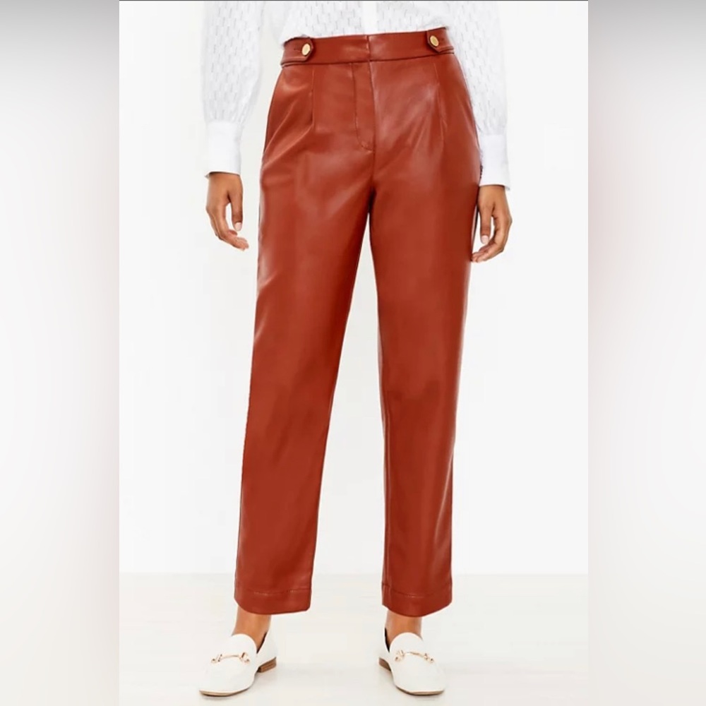 Faux Leather Pants